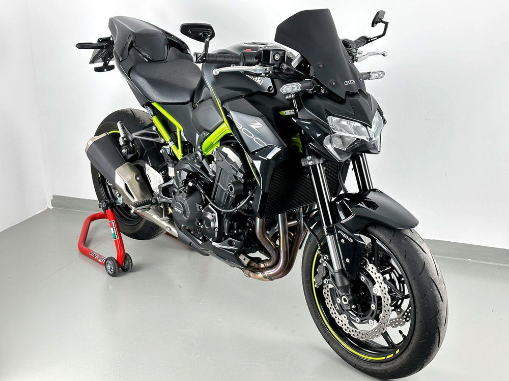 WRS Windscreen For Kawasaki Z 900 ABS 2020-2024 31 cm (12-1/4") - Black