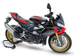 WRS Windscreen For Aprilia Tuono V4 1100 RR ABS 2025 - Black