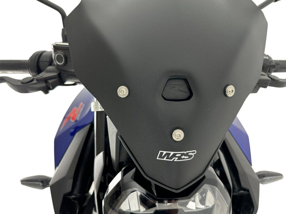 WRS Windscreen For BMW F 900 R ABS 2020-2024 29.5 cm (11-5/8") - Black