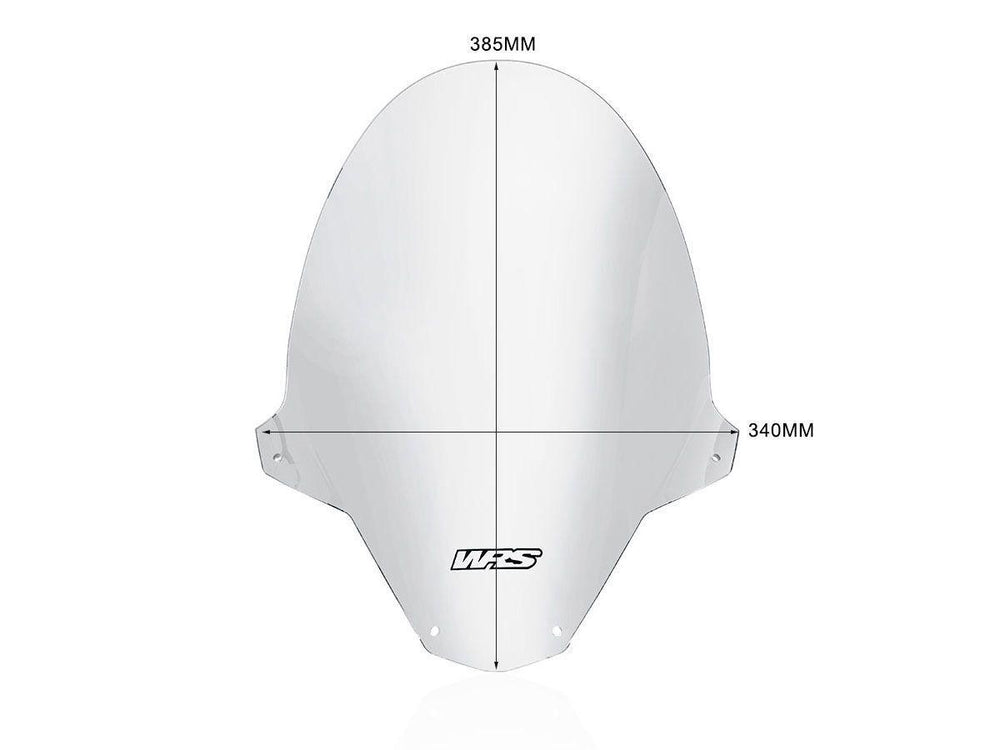 WRS Windscreen For Aprilia Tuono 660 ABS 2021-2024 38.5 cm (15-1/4") - Clear