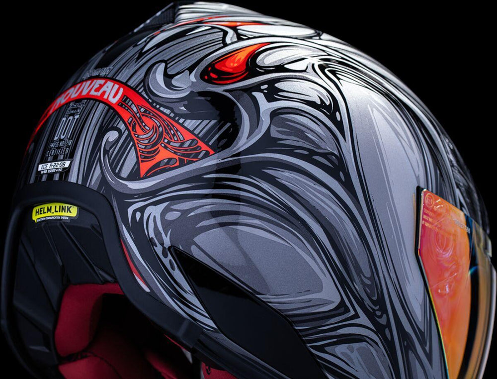 Icon Domain Nouveau Helmet - Silver