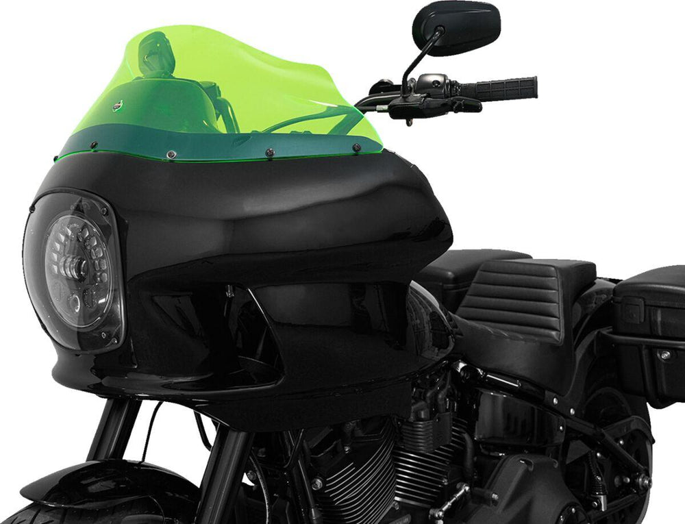 Klock Werks Ice Flare Windshield For FXRP Fairing For Harley Davidson FXRP 1340 1984 23 cm (9") - Green