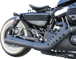 Cult Werk Bobber Side Panels For Harley Davidson XL 1200 C 2014-2020 - Gloss Black