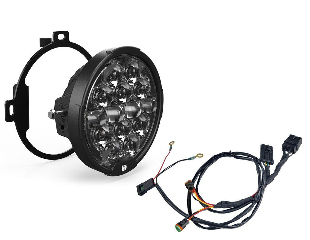 Denali D14 Destroyer LED Headlight Upgrade Kit For Harley Davidson FLHX 1690 2014-2016