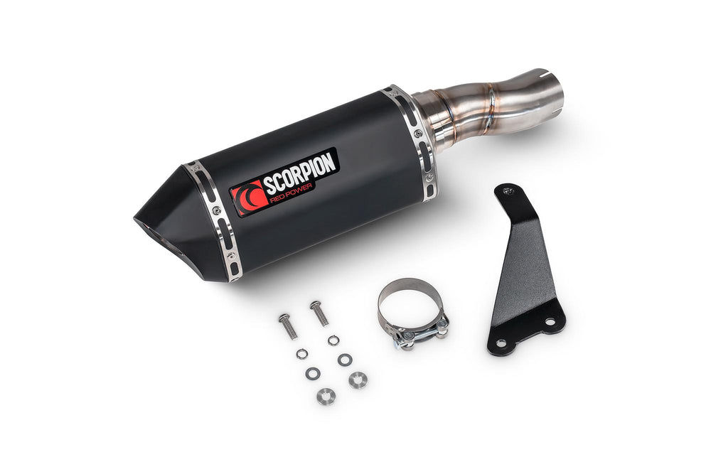 Scorpion Serket Parallel Slip-On Black Ceramic For BMW R 1300 GS 2023-2025
