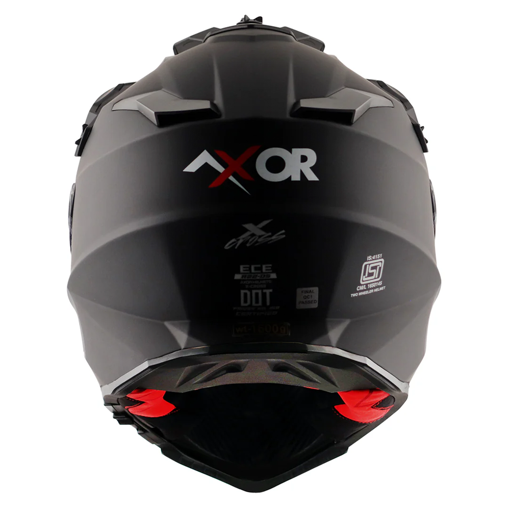 Axor X-Cross Adventure Helmet - Matt Black
