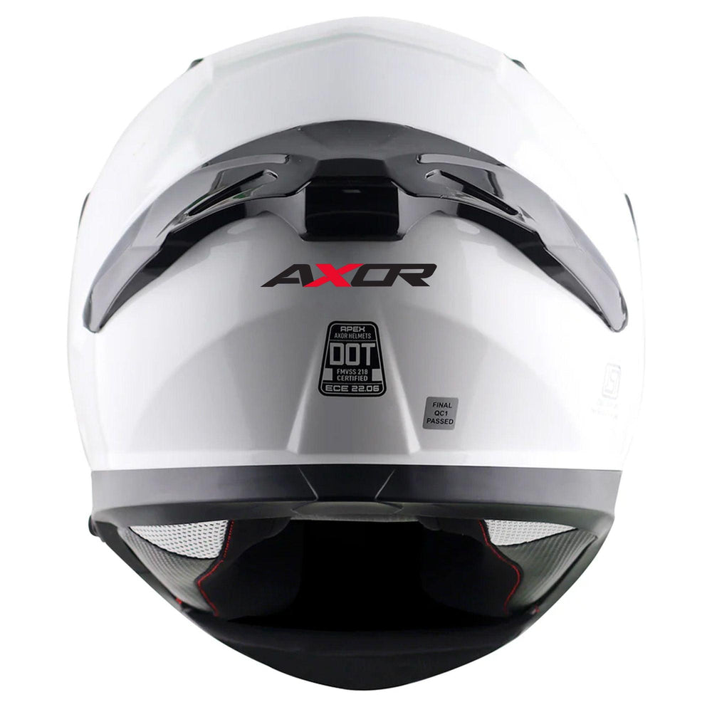 Axor Apex Full Face Helmet - White Gloss