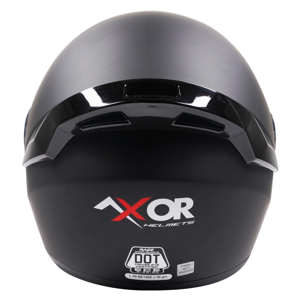 Axor Rage Full Face Helmet - Matt Black