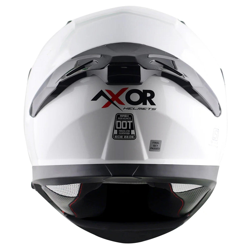 Axor Apex Full Face Helmet - Gloss White