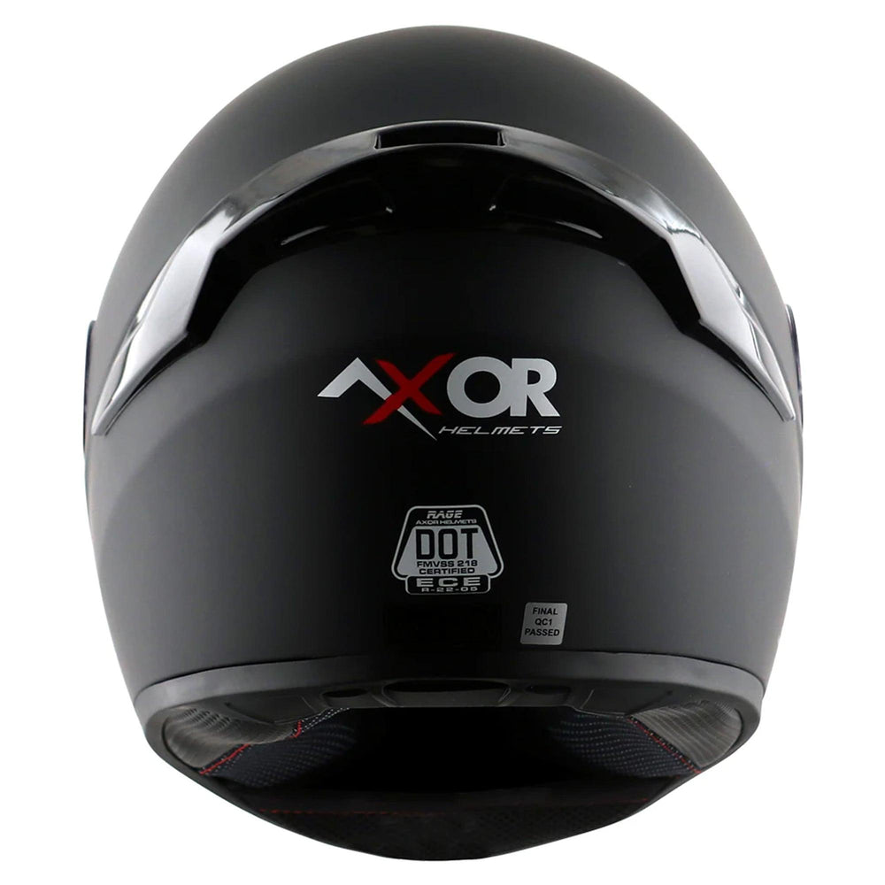 Axor Rage Full Face Helmet - Matt Black