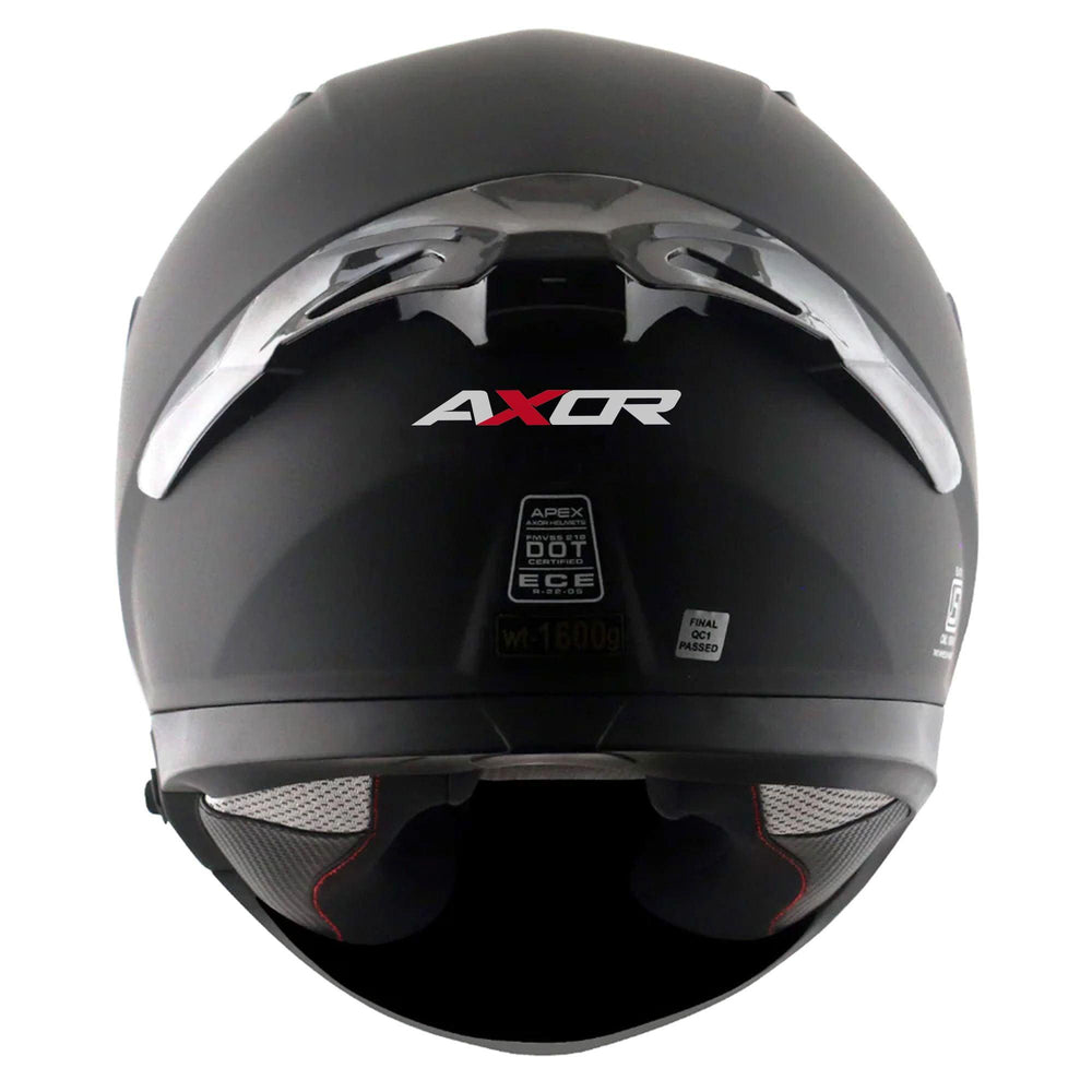 Axor Apex Full Face Helmet - Matt Black