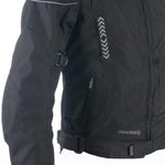 Bike It  Insignia Textile Ladies Waterproof Motorcycle Jacket Black