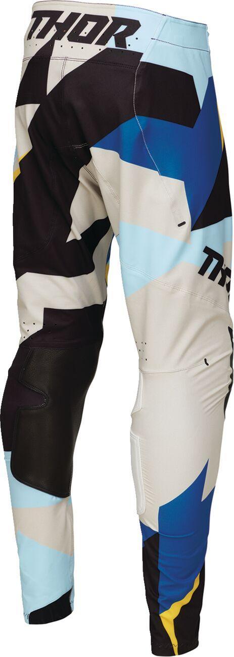 Thor Sportmode Brave Pants - Black Blue Grey Yellow