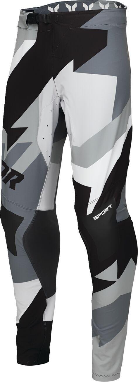 Thor Sportmode Brave Pants - Black Grey White