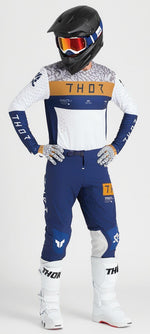 Thor Sportmode Bravo Gloves - Copper/Grey/Navy/White