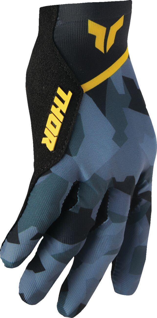 Thor Womens Sportmode Shadow Gloves - Black Blue