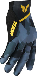 Thor Womens Sportmode Shadow Gloves - Black Blue