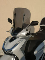 Bullster Windscreen For Honda SH 125 I 37.5 cm (14-3 4") - Grey Smoke