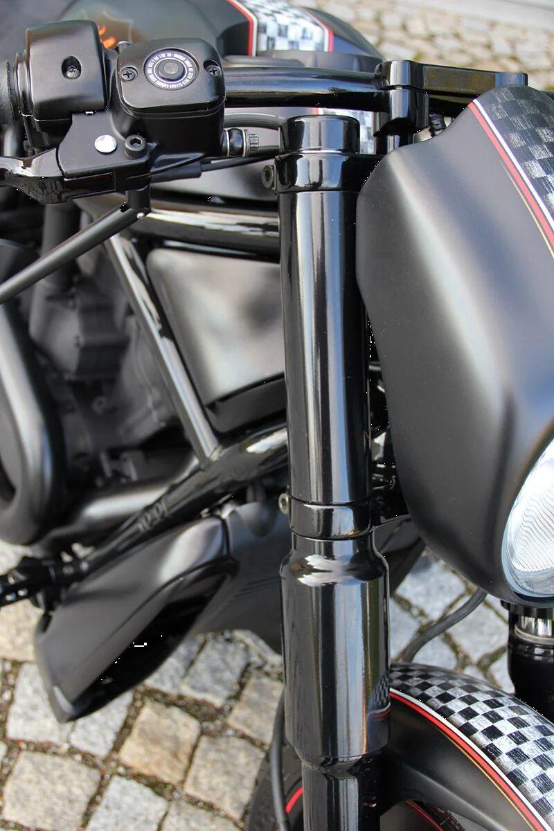 Cult Werk Fork Covers For Harley Davidson VRSCAW 1130 2007 Upper - Black