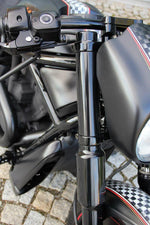 Cult Werk Fork Covers For Harley Davidson VRSCAW 1130 2007 Upper - Black