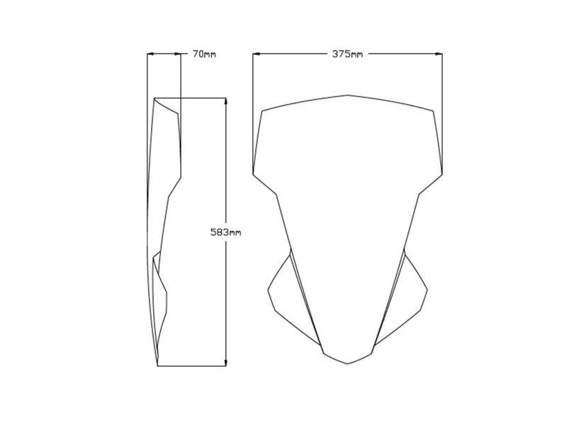 Puig Touring Screen For Yamaha Tracer 7 2021-2025 - Light Smoke