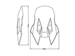 Puig Touring Screen For Suzuki V-Strom 1050 2020-2025 - Light Smoke