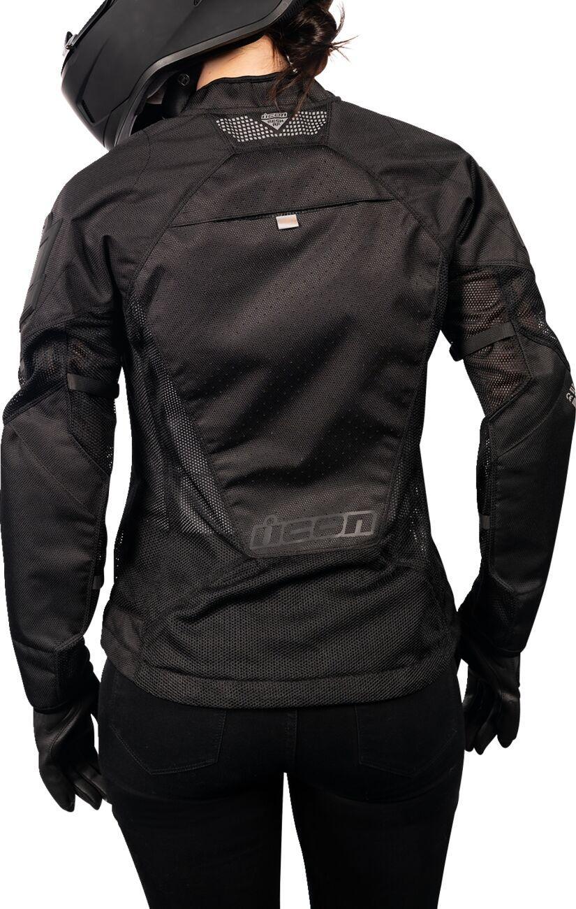Icon Unisex Womens Mesh AF Jacket - Black