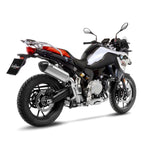 LeoVince LV-14 Stainless Steel Silencer For BMW F 750 GS ABS 2018-2023 Right