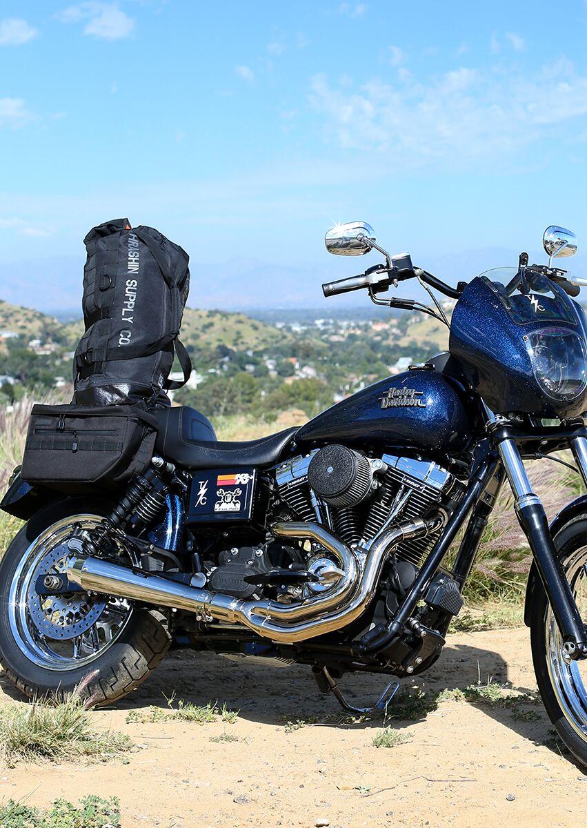 Thrashin Supply Co Mission Duffle Bag With Rain Cover - Black
