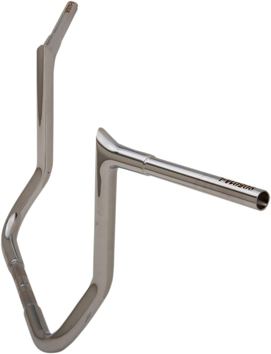 Fat Baggers Inc. 1-1 4" EZ Install Pointed Top Handlebar For Harley Davidson FLH 1868 2021 35.5 cm (14") - Chrome