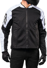 Icon Unisex Mesh AF Jacket - Black White