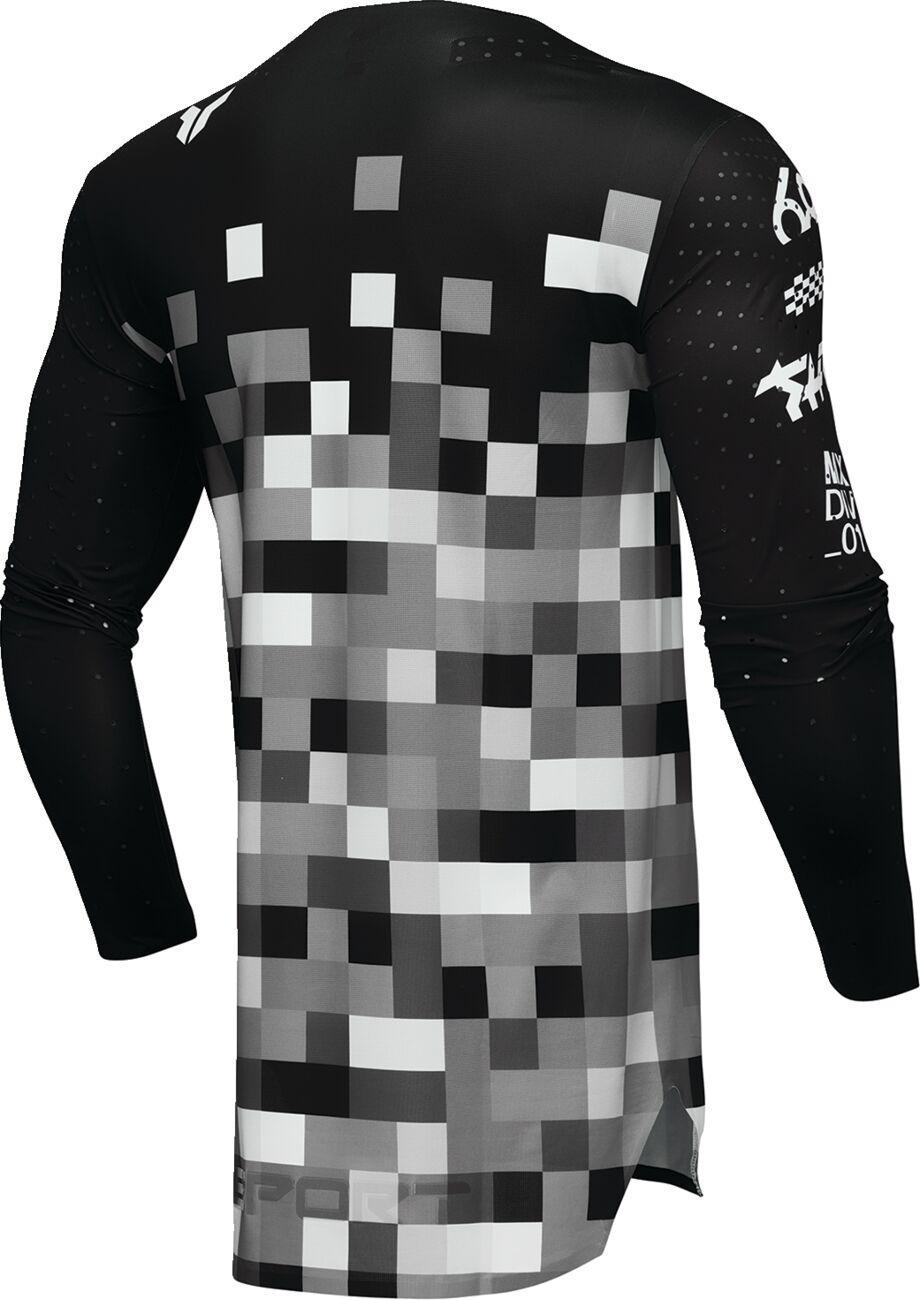 Thor Sportmode Riot Jersey - Black Grey White