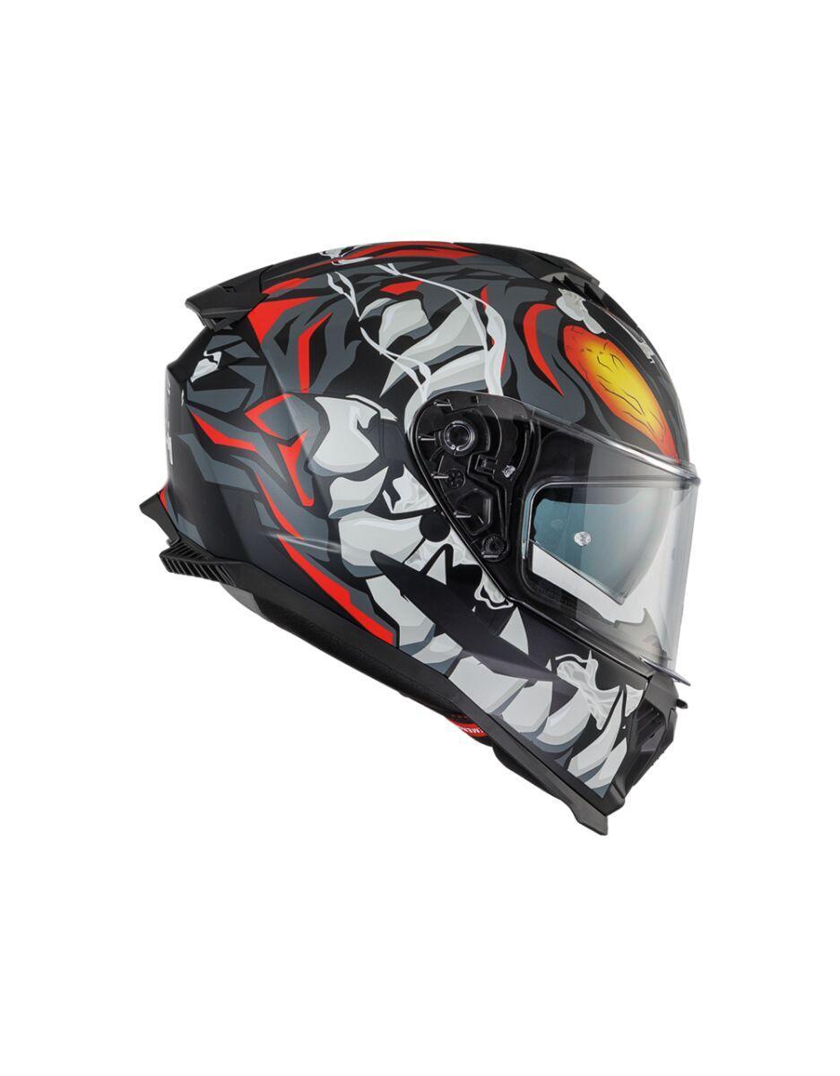 Premier Typhoon MO Helmet - Black/Grey/Red/White