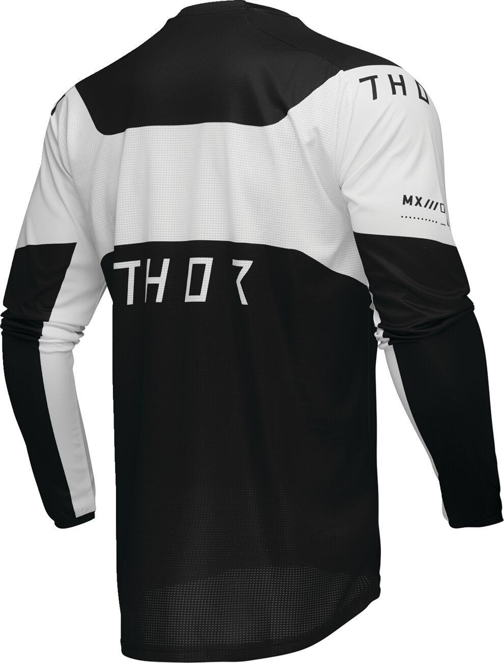 Thor Launchmode Storm Jersey - Black White