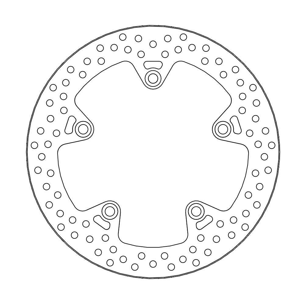 Moto Master Halo Series Rear Brake Disc For BMW R 1200 GS 2011-2019