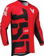 Thor Launchmode Forge Jersey - Black Red White