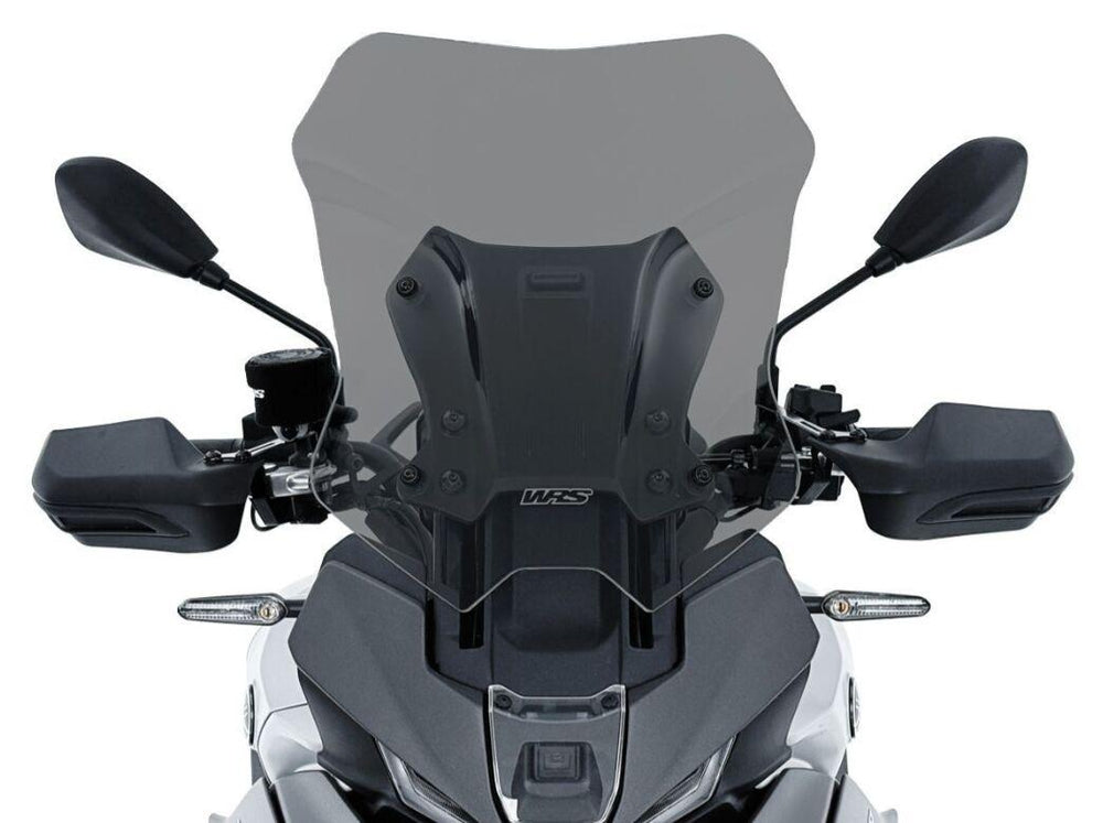 WRS Windscreen Intermedio Tracer 9 GT/GT+ For Yamaha MT-09 TR DXCS 2025 42.5 cm (16-3/4") - Dark Smoke