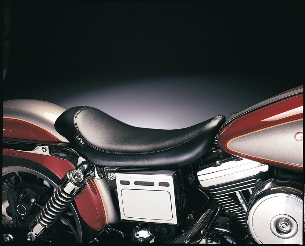 LE Pera Silhouette Solo Seat For Harley Davidson FXD 1340 1996-1998 Smooth - Black