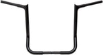 Fat Baggers Inc. 1-1 4" EZ Install Pointed Top Handlebar For Harley Davidson FLH 1868 2021 40.5 cm (16") - Black