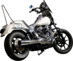 Biltwell EXFIL Sissy Bars For Harley Davidson FLDE 1750 2018-2020 - Chrome