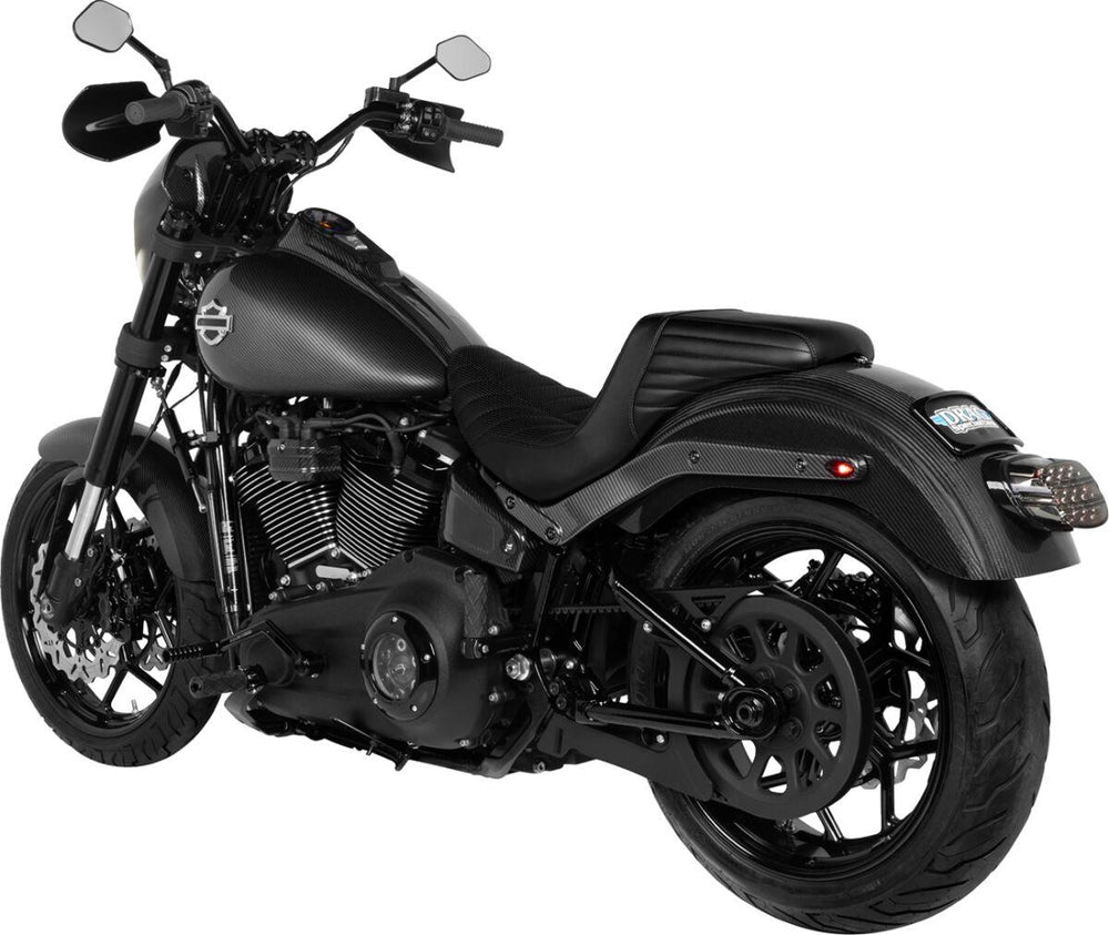 Saddlemen Carbon Fibre Fender For Harley Davidson FXLR 1750 ABS 2018-2020 71 cm (28") Rear - Gloss Black