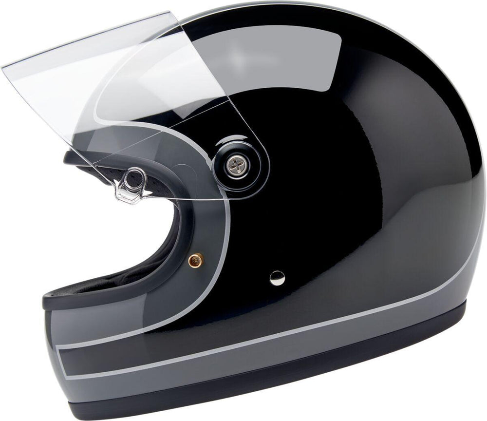 Biltwell Gringo S Tracker Helmet - Black/Storm Grey