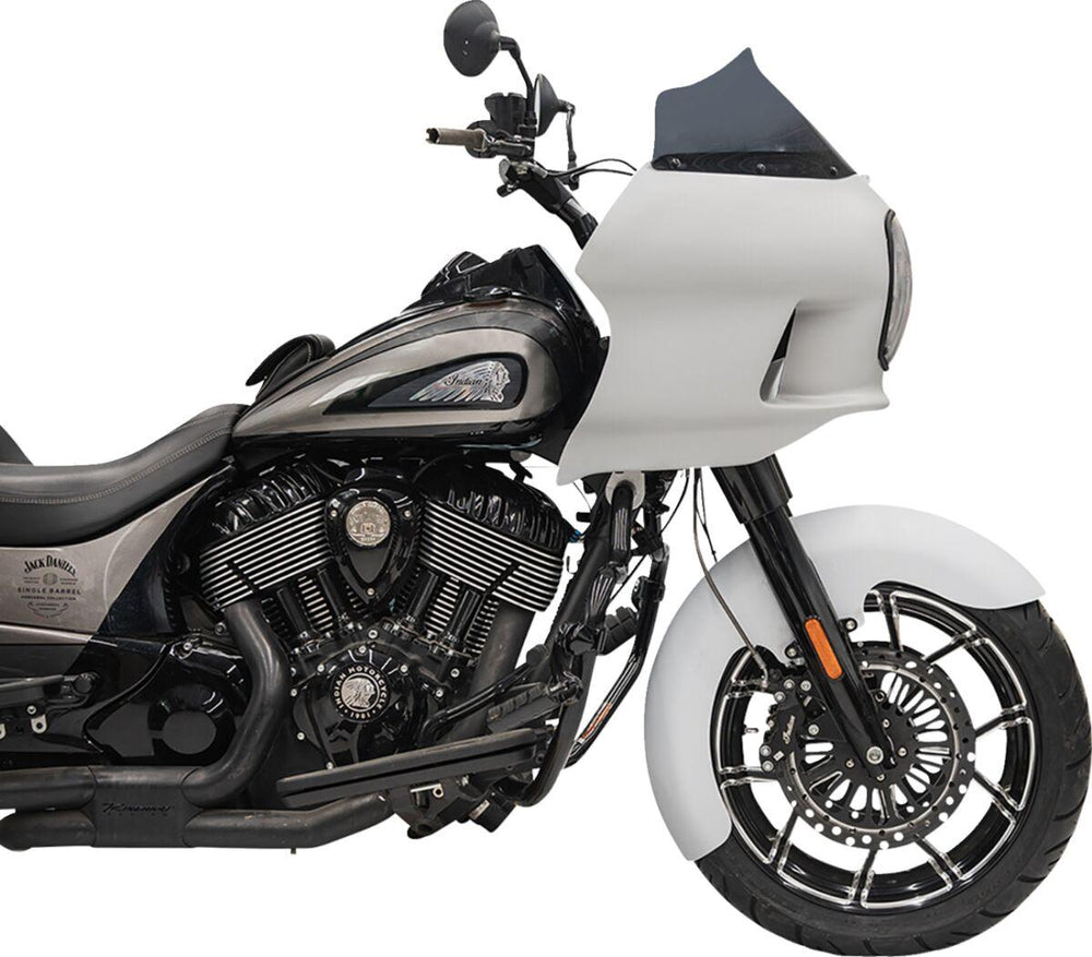 Klock Werks FXRP-Style Fairing Kit For Indian Springfield 111 2016-2020 - Black/Powder-Primed/White