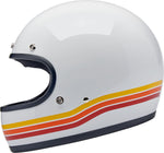 Biltwell Gringo Sunset Spectrum Helmet - Gloss/Orange/Red/White