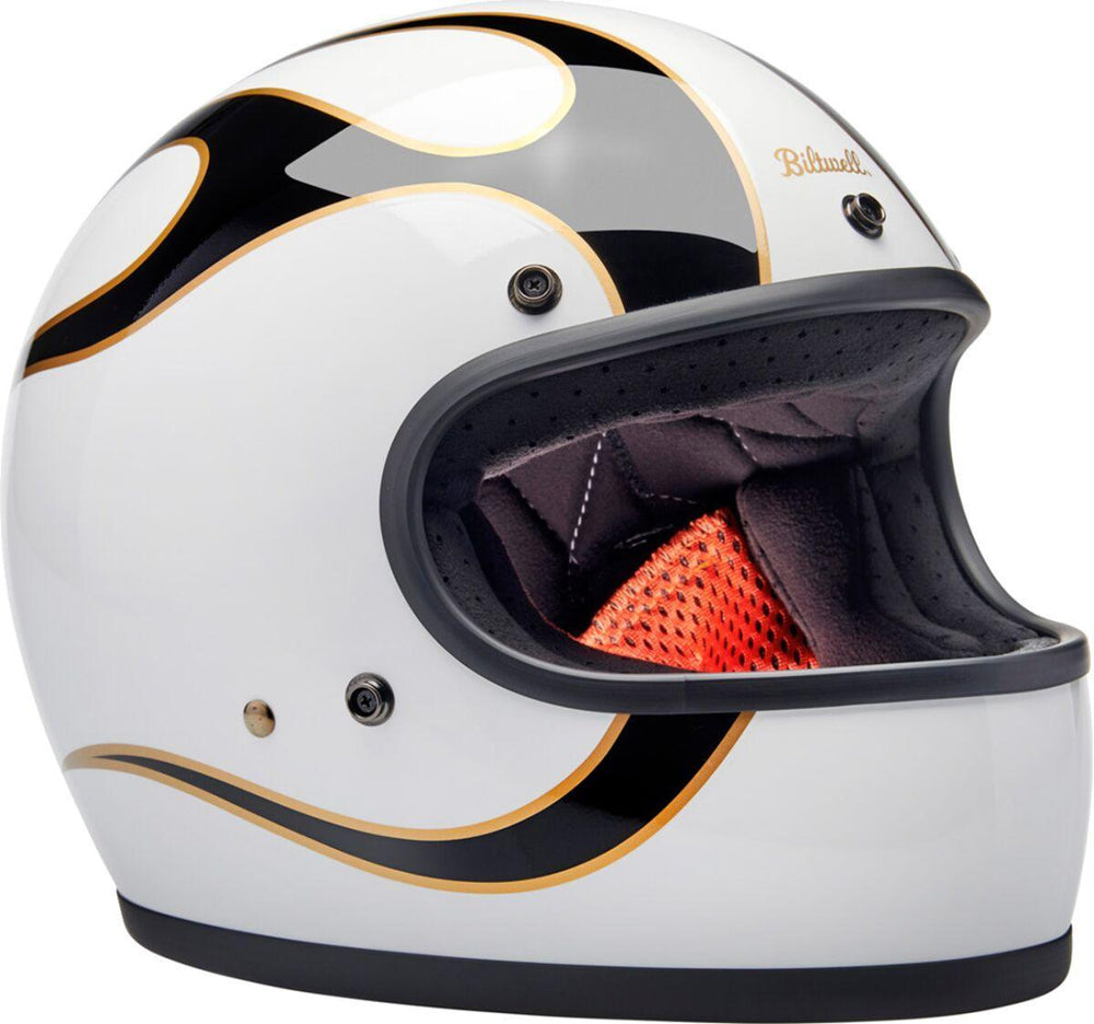 Biltwell Gringo Helmet - Black White