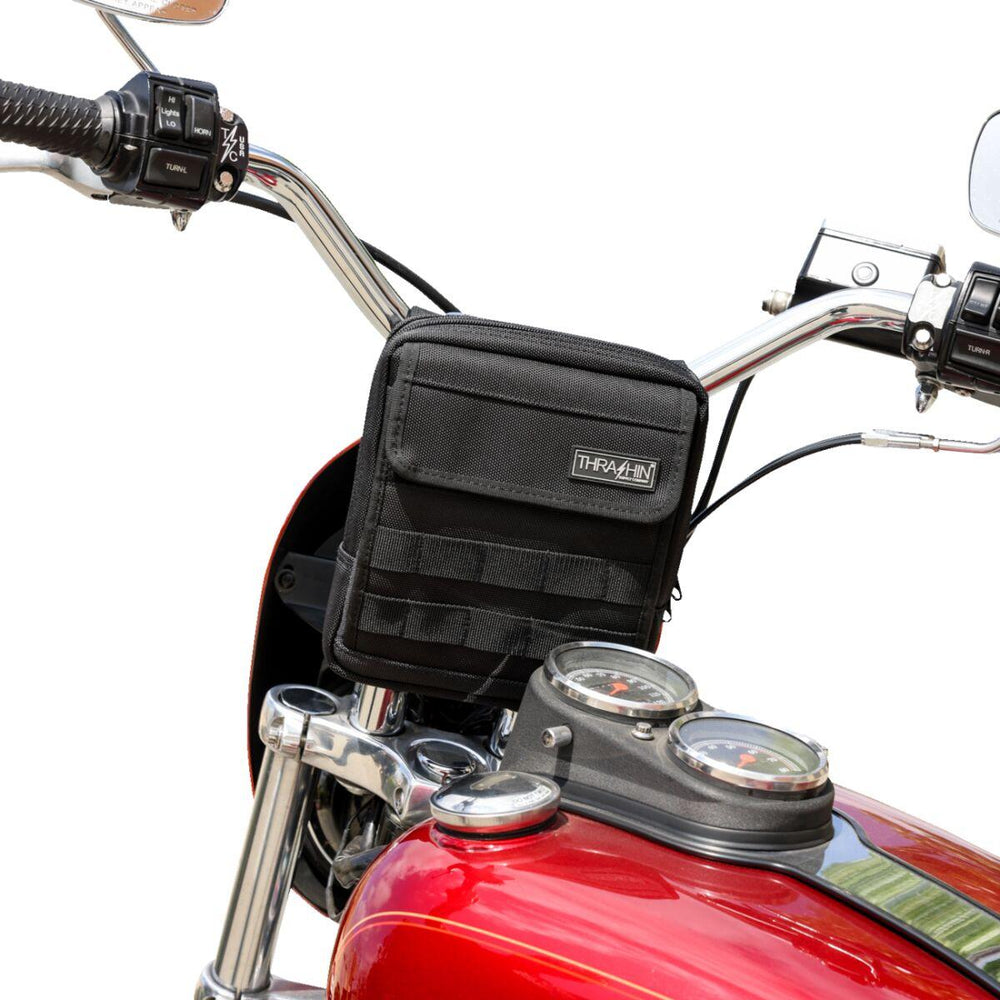 Thrashin Supply Co Slim Handlebar Bag - Black