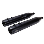 S&S Cycle 4-1/2" GNX Silencers For Harley Davidson FLHR 1340 1995-1998 - Guardian Black