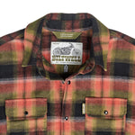 Biltwell Mens Adult Hi Test Flannel Shirt - Black/Rust