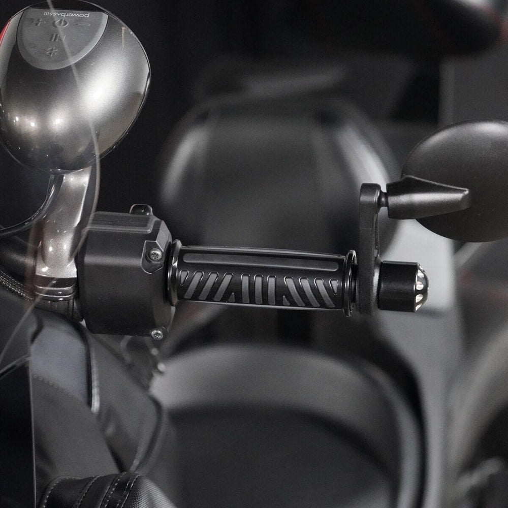 Show Chrome Combat Grips For Can Am Ryker 600 ACE 2019-2024 - Black
