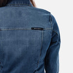 Spada Tura Trucker Ladies Motorcycle Jacket - Washed Blue